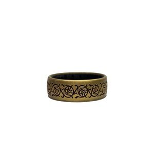 Enso‎ Rings Lord of the Rings Gandalf's Light in Antique Gold/Black - Size 4
